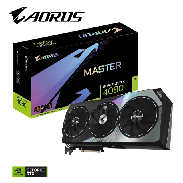 Видеокарта GIGABYTE AORUS GeForce RTX 4080 16GB MASTER (GV-N4080AORUS M-16GD), Retail купить! 